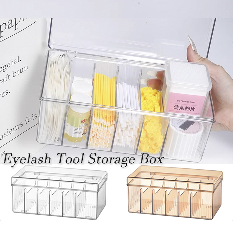 Beauty Makeup Box - 투명 속눈썹 뷰티 정리함 디스플레이 랙,
