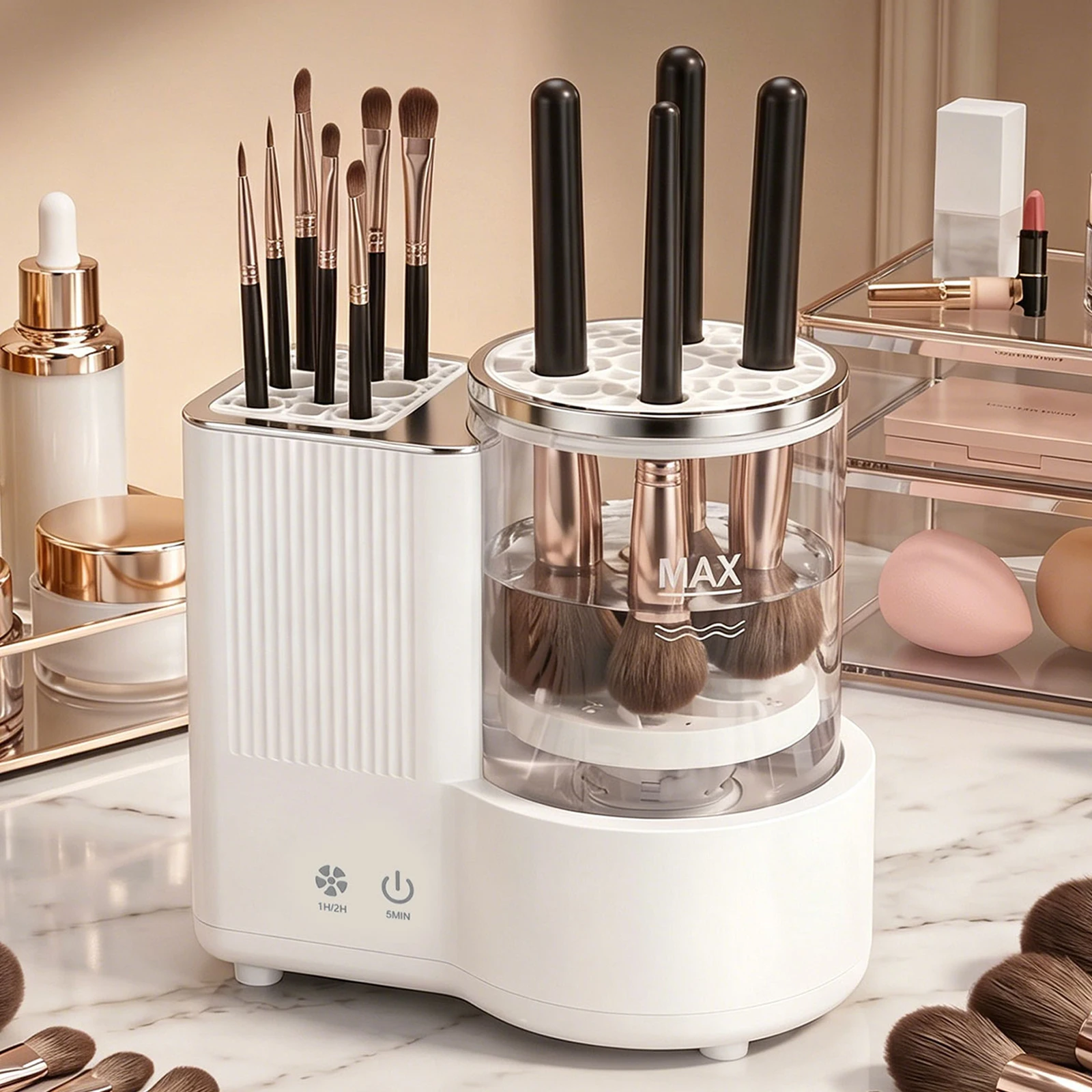 Beauty Home Makeup - 3 in 1 전기 메이크업 브러쉬