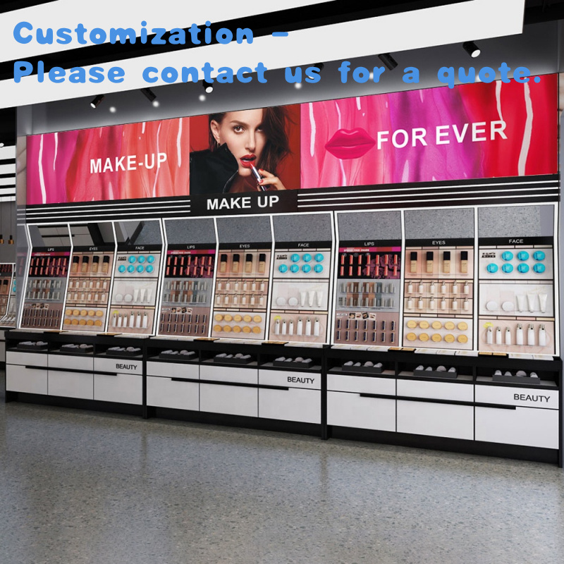맞춤형 메이크업 스토어 화장품 소매 카운터 테이블 선반 - Beauty Makeup Stores 리뷰 및 가격
