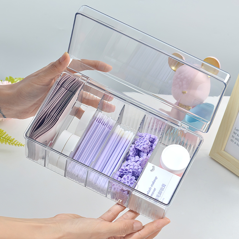 투명 속눈썹 뷰티 정리함 디스플레이 랙, 메이크업 코튼 - Beauty Makeup Box 리뷰 및 가격