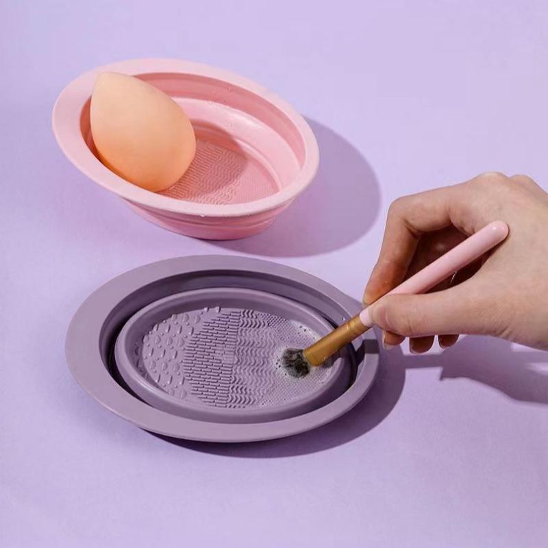 접이식 파우더 퍼프 클리닝 볼 아이섀도우 브러쉬 세척  - Beauty Makeup Kit 리뷰 및 가격