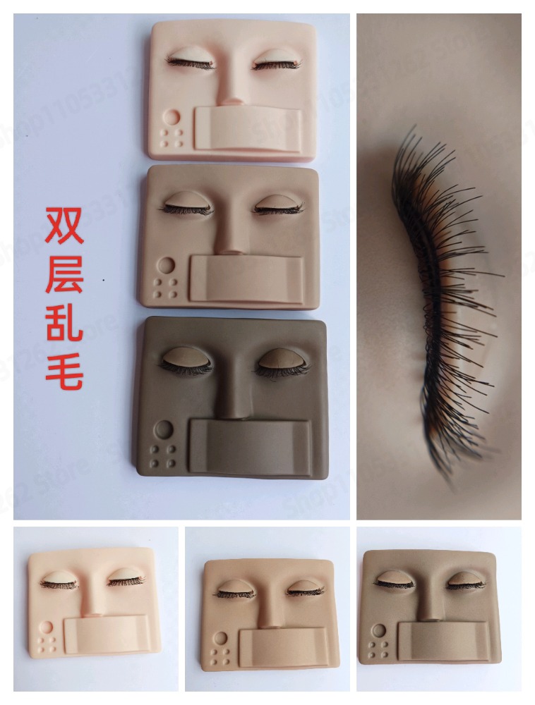 탈부착 가능한 속눈썹 이식 연습용 헤드, 이중 레이어의 - Beauty Makeup Training 리뷰 및 가격