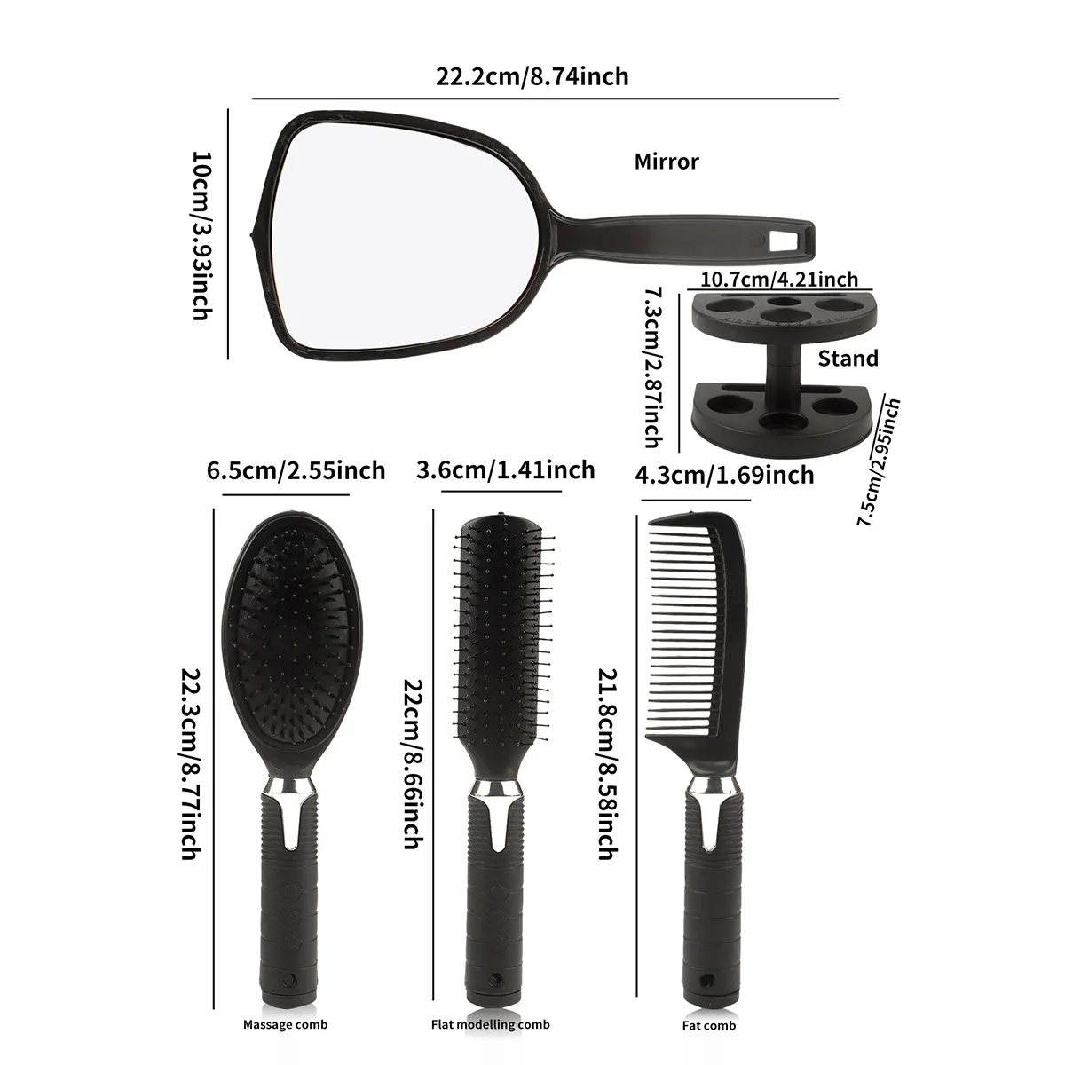4pcs 헤어 스타일링 세트 미러 세트 컴팩트 뷰티 액 - Beauty Makeup Background 리뷰 및 가격