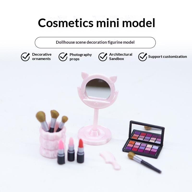 1개 미니어처 인형집 메이크업 브러시 장난감, 인형 놀 - Beauty Makeup Kit 리뷰 및 가격