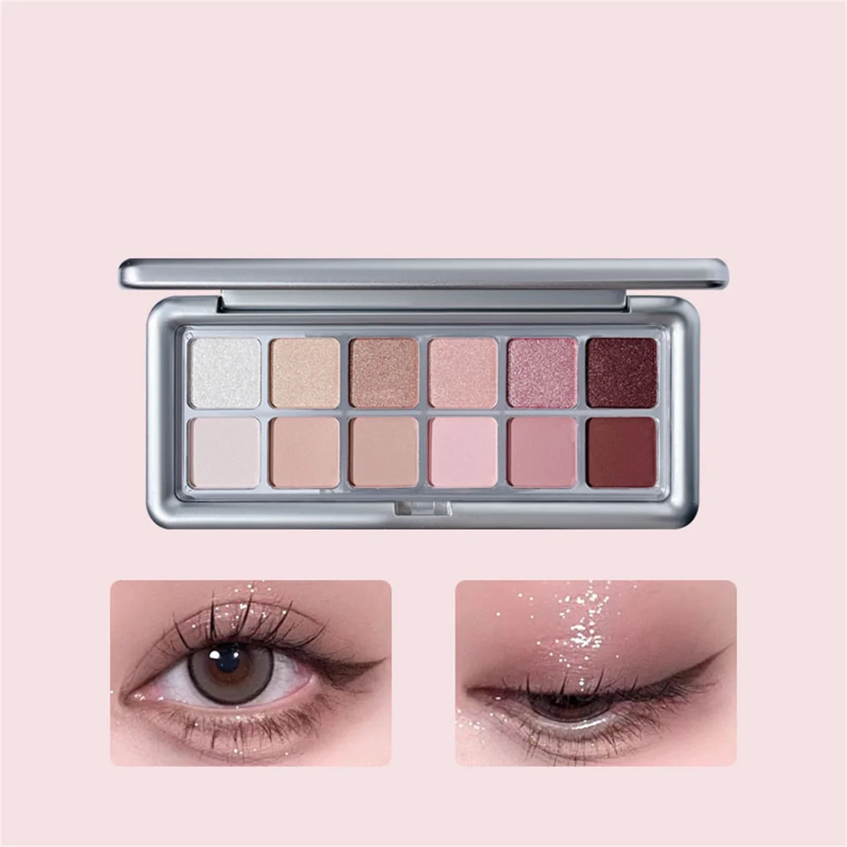 12 컬러 아이 섀도우 플레이트 매트 펄 아이 섀도우  - Beauty Book Makeup Kit 리뷰 및 가격