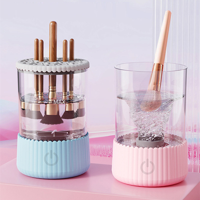 전기 메이크업 브러쉬 클리너, USB 플러그, 회전 청 - Beauty Home Makeup 리뷰 및 가격