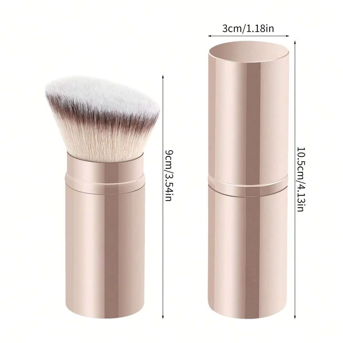 1pc 전문가용 페이셜 오블리크 헤드 접이식 브러쉬,  - Beauty Makeup Store 리뷰 및 가격
