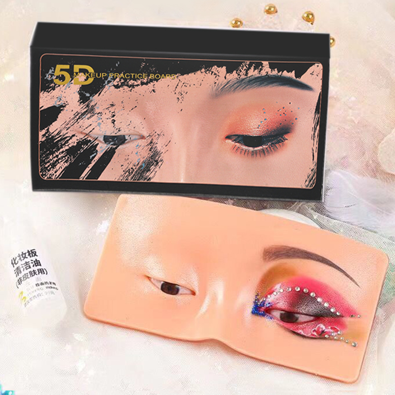 재사용 가능한 5D 메이크업 눈썹 문신 연습 스킨 아이 - Beauty Makeup Training 리뷰 및 가격