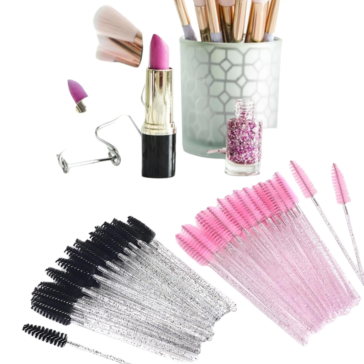 500개 속눈썹 브러쉬 완드, 뷰티 살롱 메이크업 도구 - Beauty Home Makeup 리뷰 및 가격