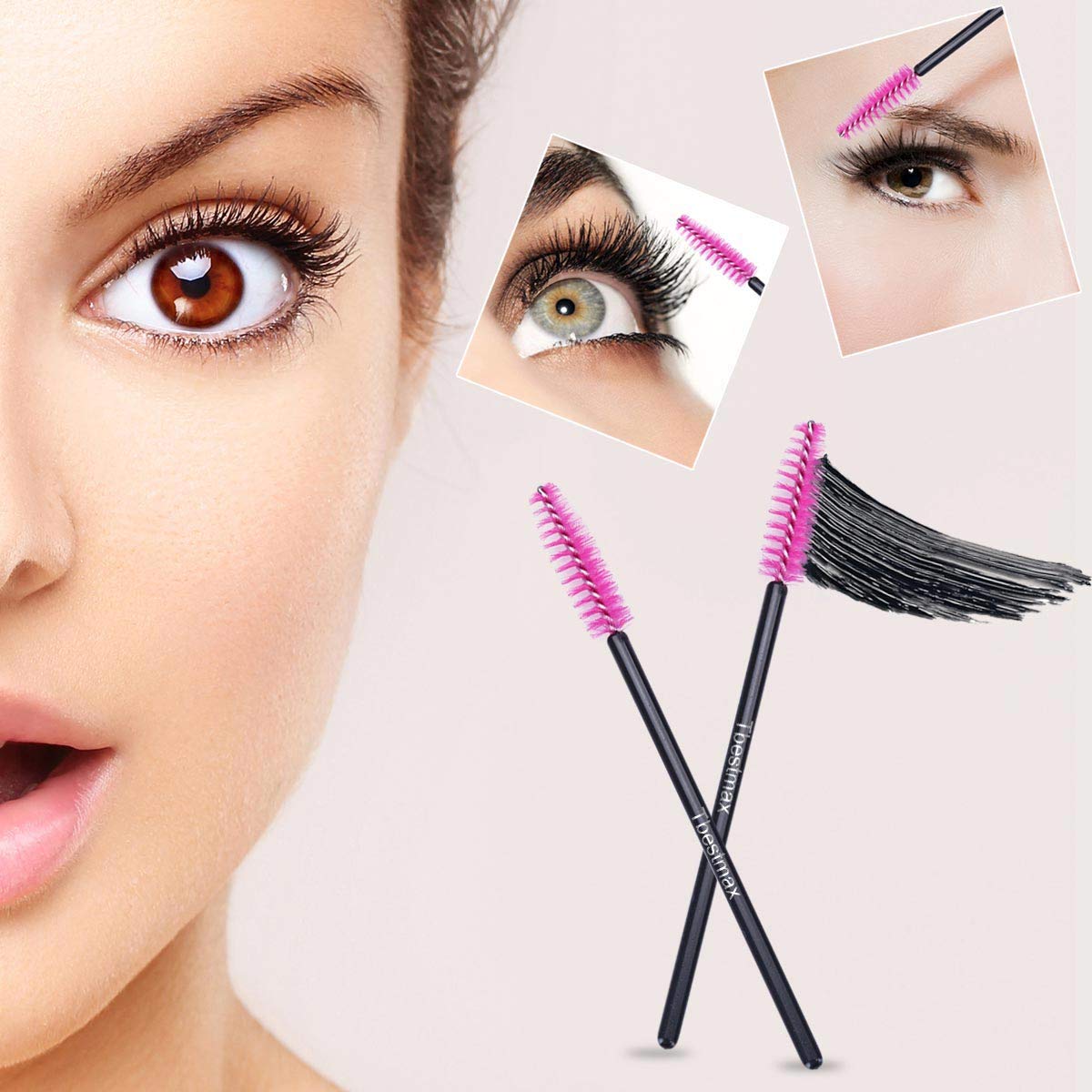 500개 속눈썹 브러쉬 완드, 뷰티 살롱 메이크업 도구 - Beauty Home Makeup 리뷰 및 가격