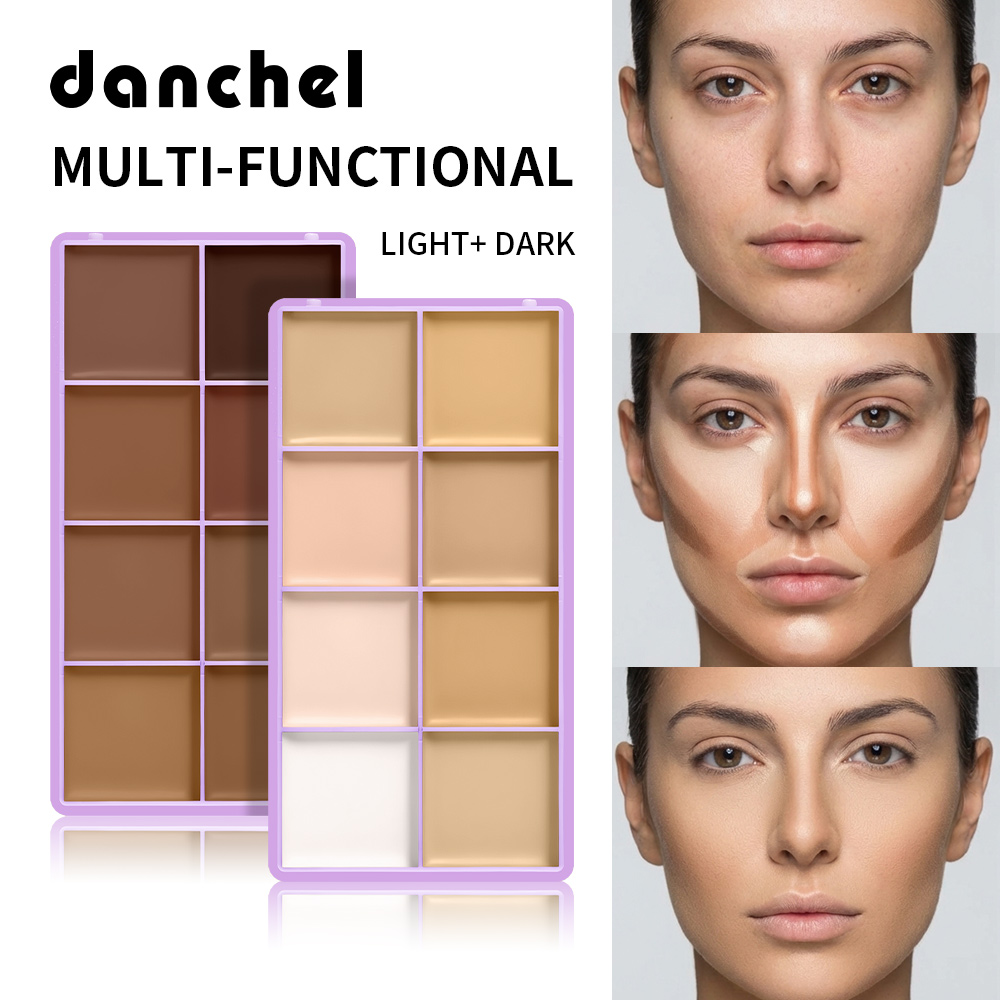 2개입 8가지 색상 컨실러 팔레트, 풀 커버리지, 방수 - Concealer Full Coverage 리뷰 및 가격