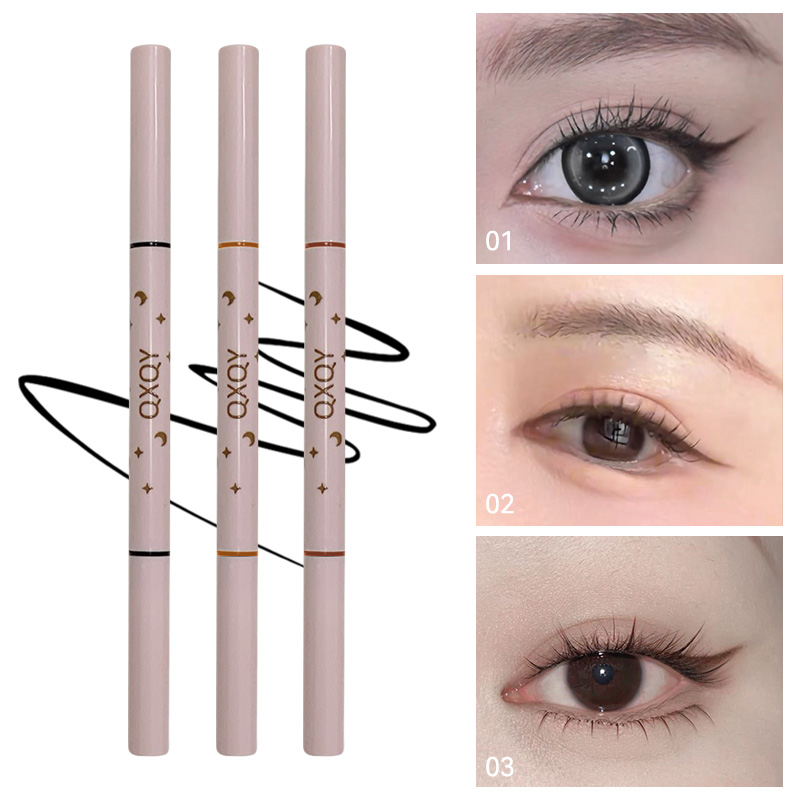 QXQY 더블 헤드 아이라이너, 투인원 아이브로우 펜슬 - Beauty Home Makeup 리뷰 및 가격