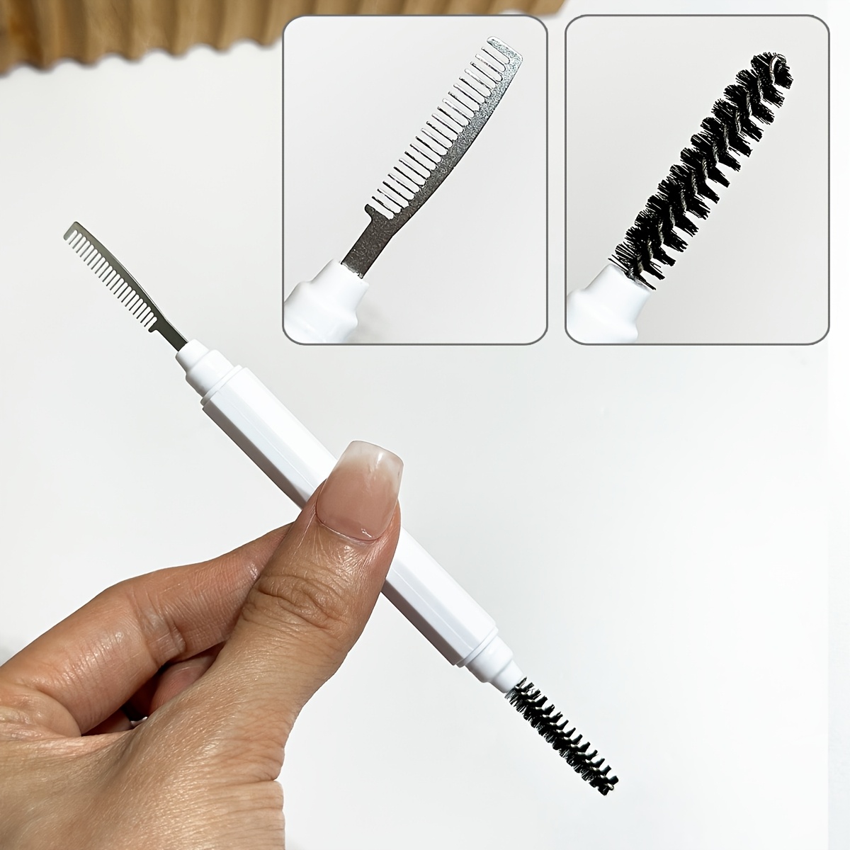 양면 눈썹 및 속눈썹 빗 스파이럴 브러시 미세한 빗살의 - Beauty Makeup Store 리뷰 및 가격