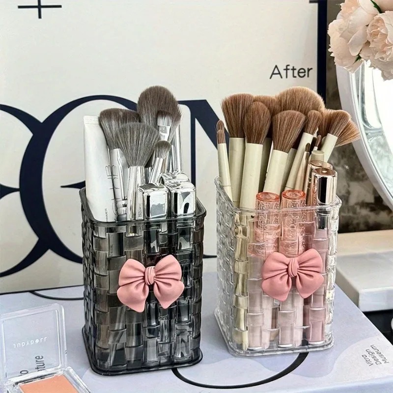2개 투명 아크릴 눈썹 브러쉬 보관함(리본 포함) -  - Beauty Makeup Box 리뷰 및 가격