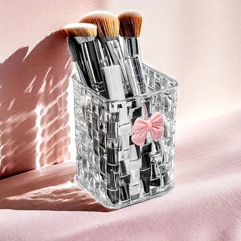 2개 투명 아크릴 눈썹 브러쉬 보관함(리본 포함) -  - Beauty Makeup Box 리뷰 및 가격