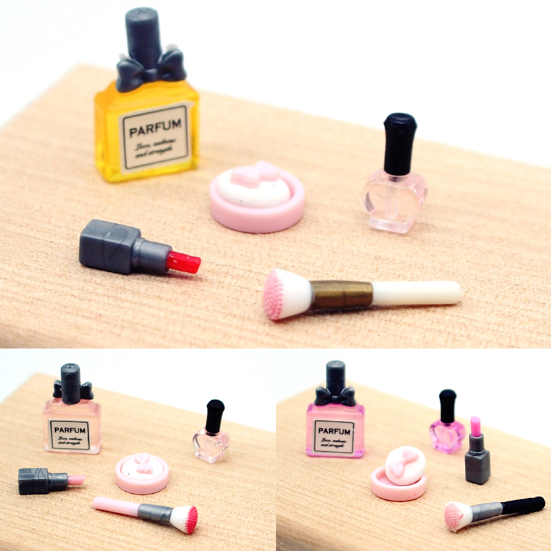 1 세트 1:12 인형 집 미니어처 화장품 립스틱 프레 - Beauty Makeup Kit 리뷰 및 가격