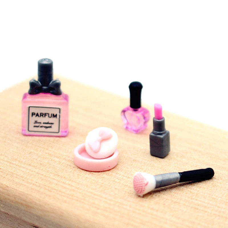1 세트 1:12 인형 집 미니어처 화장품 립스틱 프레 - Beauty Makeup Kit 리뷰 및 가격