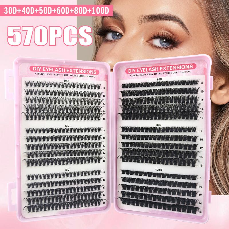 개별 속눈썹 570개 30D 40D 50D 60D 북  - Beauty Book Makeup Kit 리뷰 및 가격
