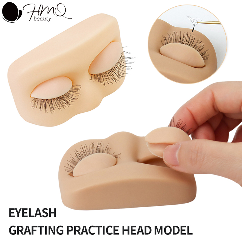 탈착식 눈꺼풀이 있는 속눈썹 연장 연습 헤드, 평면 마 - Beauty Makeup Training 리뷰 및 가격