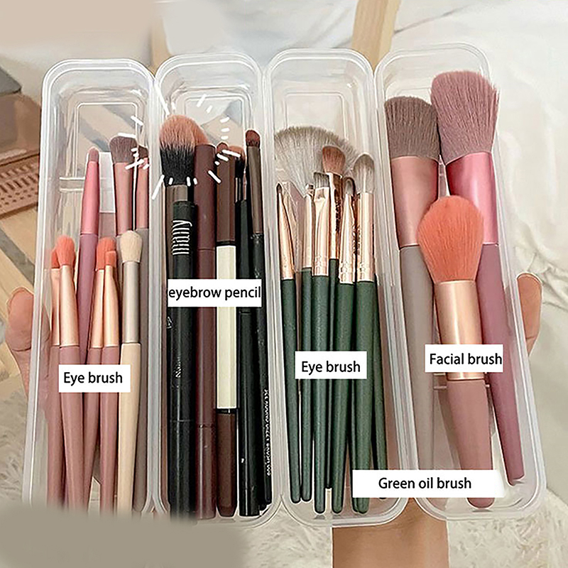 메이크업 브러쉬 주최자 투명 커버 눈썹 연필 상자 휴대 - Beauty Makeup Box 리뷰 및 가격