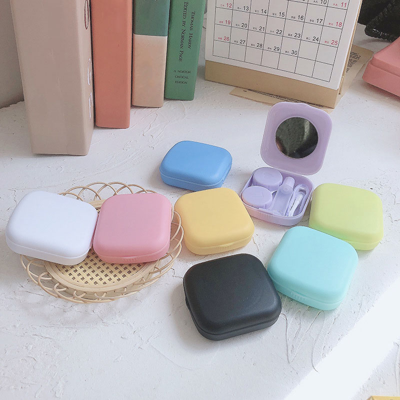 휴대용 미니 콘택트 렌즈 케이스, 간편한 휴대 메이크업 - Beauty Makeup Kit 리뷰 및 가격