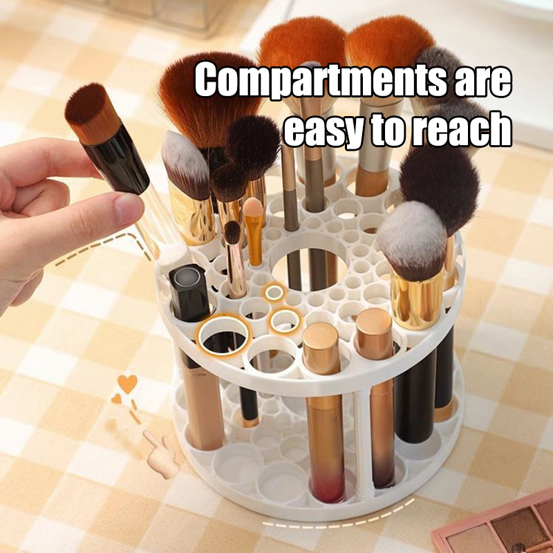 45 홀 메이크업 브러쉬 보관함 브러쉬 보관함 분리형  - Beauty Makeup Box 리뷰 및 가격